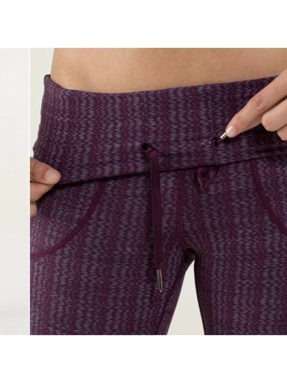 Lululemon Skinny Will Pant *Textured Ziggy Wee September Plum
